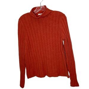 Madewell Cowl Neck Ribbed Wool/Alpaca Blend Sweater. Size Small.